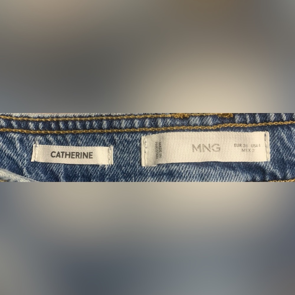 Mango CATHERIN CULOTTE HIGH-RISE JEANS NWT - Picture 6 of 7